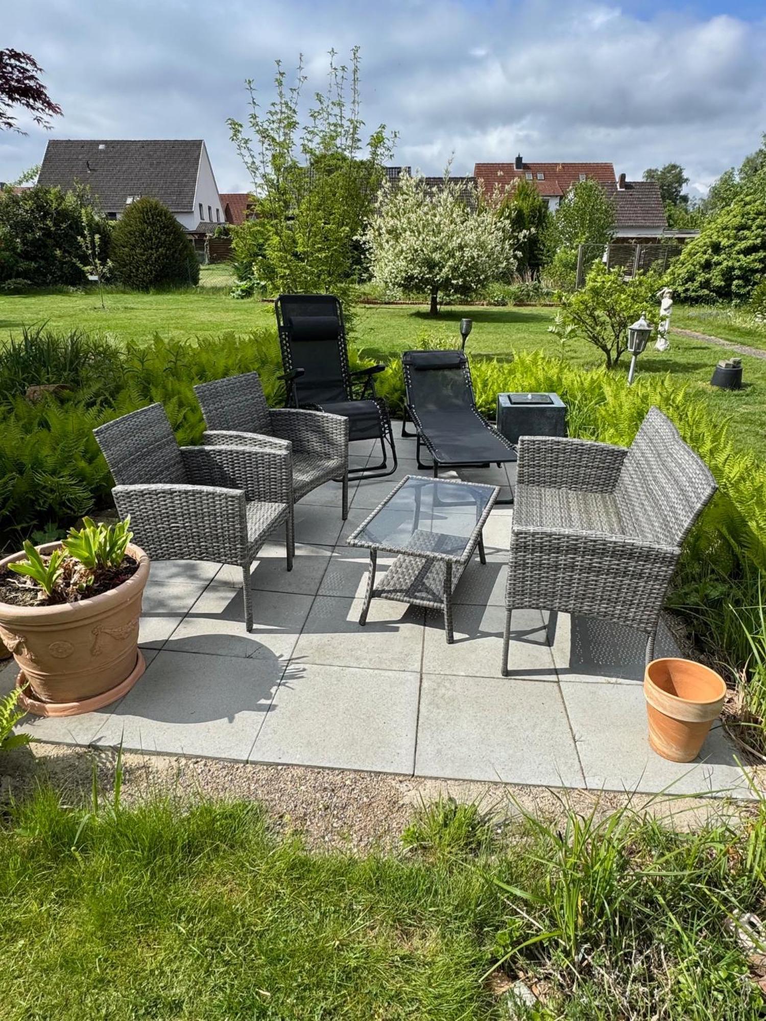 Ferien-Whg Stuenkel Nahe Steinhuder Meer Mit Garten Und Balkon Esterno foto