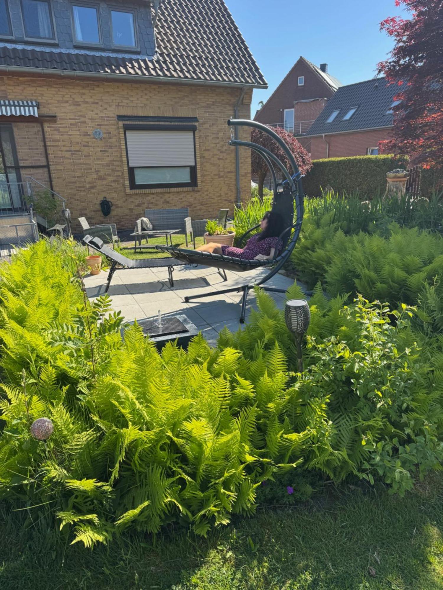 Ferien-Whg Stuenkel Nahe Steinhuder Meer Mit Garten Und Balkon Esterno foto
